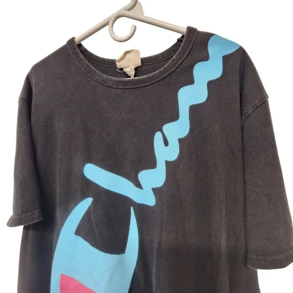 Champion Mens Black T-shirt‎ size xl - Picture 3 of 8